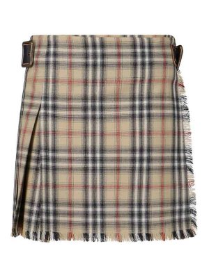 BURBERRY: Knee length skirts & Midi - Mini Kilt Skirt