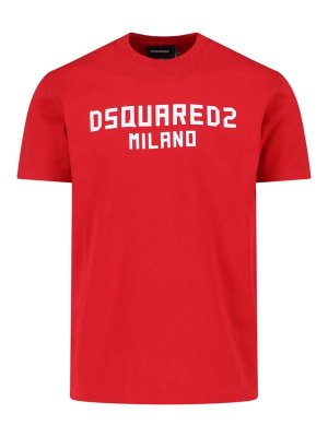 DSQUARED2: T-shirts - T-Shirt - Rouge