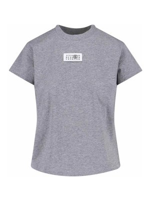 MM6 MAISON MARGIELA: T-shirts - T-Shirt - Gris