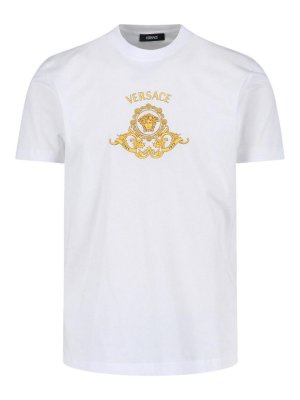 VERSACE: T-shirts - T-Shirt - Blanc