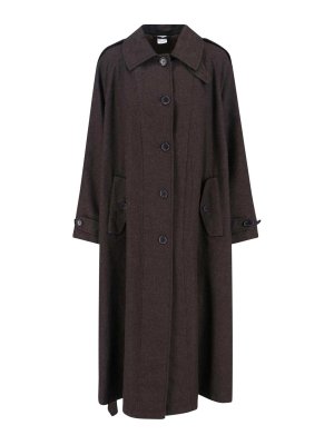 ASPESI: trench coats - Trench coat in virgin wool blend