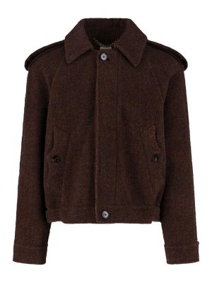 BURBERRY: giacche blazer - Giacca Con Sciarpa