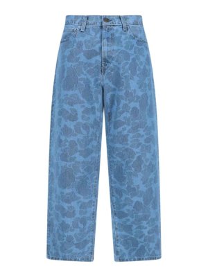 CARHARTT: Jeans à jambe droite - Jean Droit - Bleu