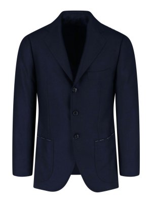 CESARE ATTOLINI NAPOLI: blazers - Blazer Monopetto In Cashmere