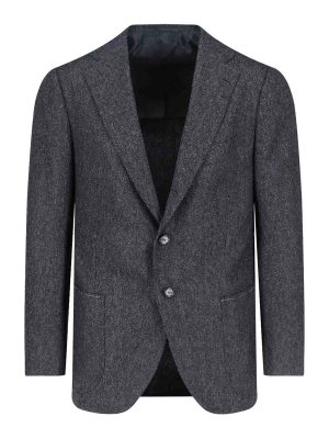 CESARE ATTOLINI NAPOLI: giacche blazer - Blazer Monopetto In Lana Vergine