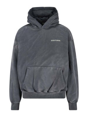 CULTURA: Sweatshirts & Sweaters - Logo Hooded Sweatshirt