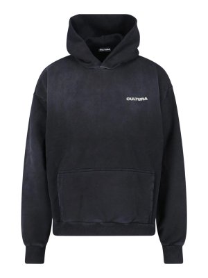 CULTURA: Sweatshirts & Sweaters - Logo Hooded Sweatshirt