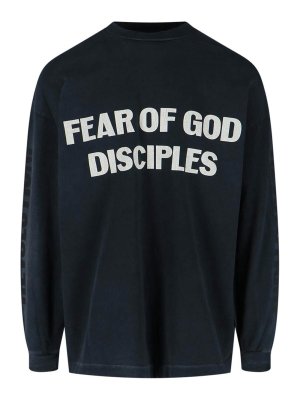 FEAR OF GOD: Strickpullover mit Rundhalsausschnitt - Rundhalspullover - Schwarz