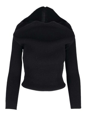RICK OWENS: Suéteres con cuello pico - Suéter Cuello Redondo - Negro