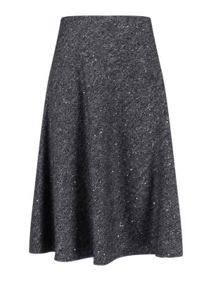 TAGLIATORE: Jupes midi et au genou - Jupe Midi - Gris