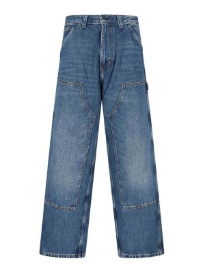 CARHARTT: Pantalons casual - Pantalons Décontractés - Bleu