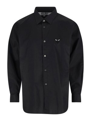Comme des Garçons Play: Chemises - Chemise - Noir