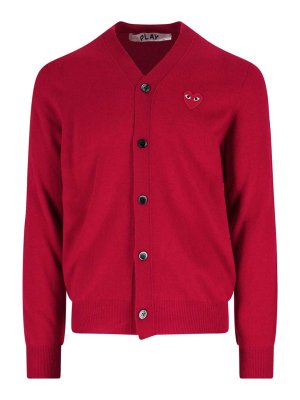 Comme des Garçons Play: cardigan - Logo del cardigan