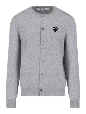 Comme des Garçons Play: cardigan - Logo del cardigan