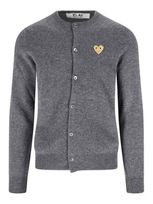 Comme des Garçons Play: cardigan - Logo del cardigan
