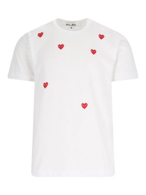 Comme des Garçons Play: Tシャツ - Tシャツ - 白
