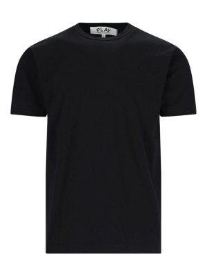 Comme des Garçons Play: T-shirts - T-Shirt - Noir