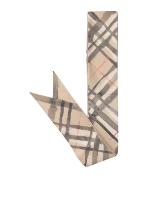 BURBERRY: Accesorios para el pelo - Bandeau de seda