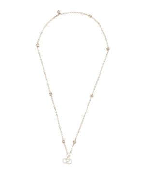 VALENTINO GARAVANI: Collier - Colliers - Gris Clair