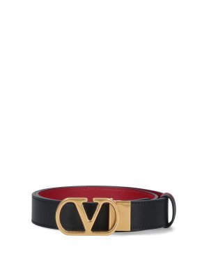 VALENTINO GARAVANI: Cinturones - Cinturón - Negro