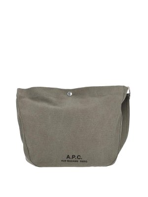 A.P.C.: Schultertaschen - Schultertasche - Grün