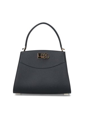 FERRAGAMO: トートバッグ - トートバッグ - 黒