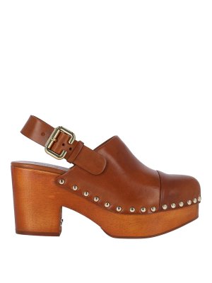 CHLOE': Mules - Mules - Marron