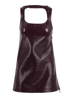 Courreges: Kurze Kleider - Kurzes Kleid - Rot