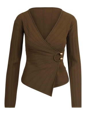 CULT GAIA: Top e canotte - Top In Maglia Con Piercing In Vita Collette