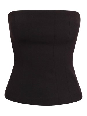 FEDERICA TOSI: Tops y camisetas sin mangas - Top - Negro