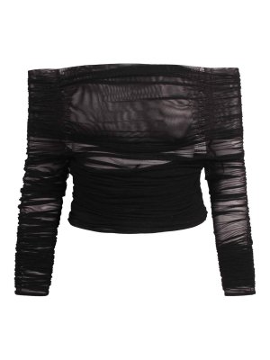 FEDERICA TOSI: Tops y camisetas sin mangas - Top - Negro