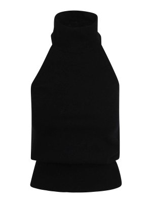 FEDERICA TOSI: Tops y camisetas sin mangas - Top - Negro