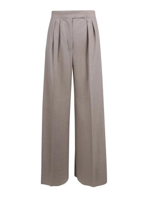 Max Mara: Pantalones casual - Pantalón Casual - Beis