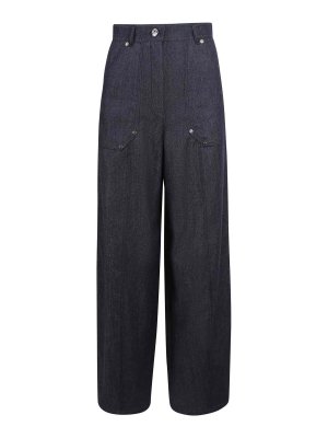 Max Mara: Casual Hosen - Casual Hose - Blau