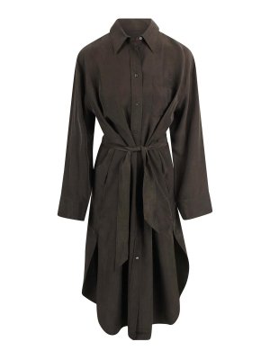 SOEUR: ニーレングスドレス - 膝丈ドレス - 緑