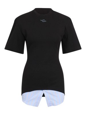 SSHEENA: T-shirts - T-Shirt - Noir