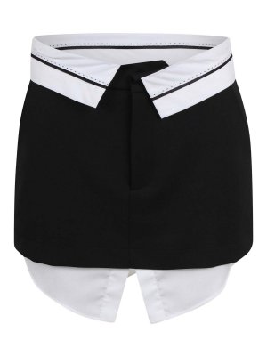 SSHEENA: shirts - Asymmetrical Short Blazer with Zip