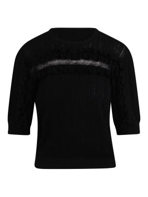 ULLA JOHNSON: crew necks - Eve Midi Dress with Draping