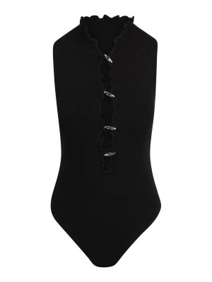 YUZEFI: Tops y camisetas sin mangas - Top - Negro