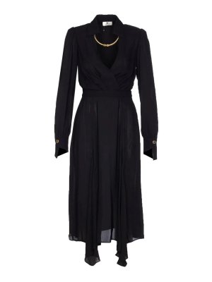 ELISABETTA FRANCHI: abiti al ginocchio - Vestito  Donna Nero