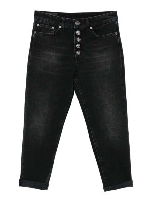 DONDUP: Pantalones casual - Pantalón Casual - Negro