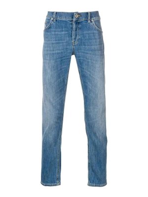 DONDUP: ストレートジーンズ - ストレートジーンズ - ブルー