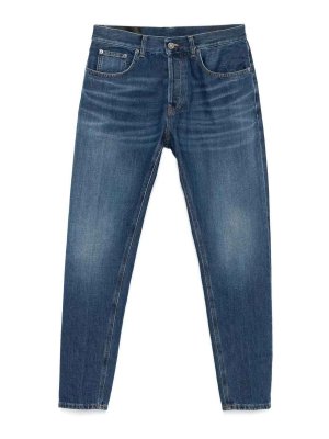 DONDUP: ストレートジーンズ - ストレートジーンズ - ブルー