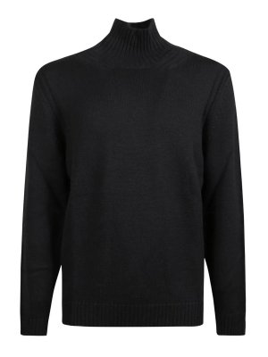 DONDUP: maglia collo rotondo - Maglieria Nero