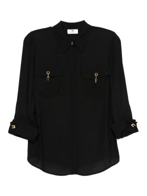 ELISABETTA FRANCHI: Chemises - Chemise - Noir