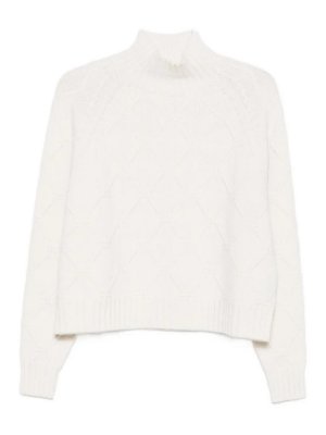 ELISABETTA FRANCHI: Pull col rond - Pull Col Rond - Blanc