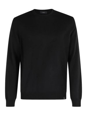 FAY: maglia collo rotondo - Maglia Girocollo F12 Nero
