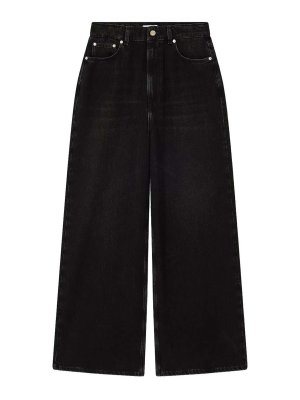 GANNI: Straight Leg Jeans - Straight Leg Jeans - Jeansblau