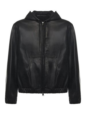 GIULIANO GALIANO: ボンバージャケット - ボンバージャケット - 黒