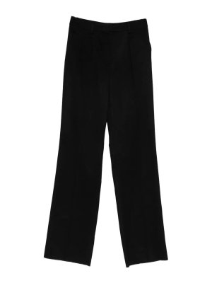 Max Mara: casual trousers - Carbone Long Trouser Black